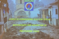 2025 - 8 novembre Volontari RADIOCLUB al corso uso della motopompe regione marche x prov. di Fermo